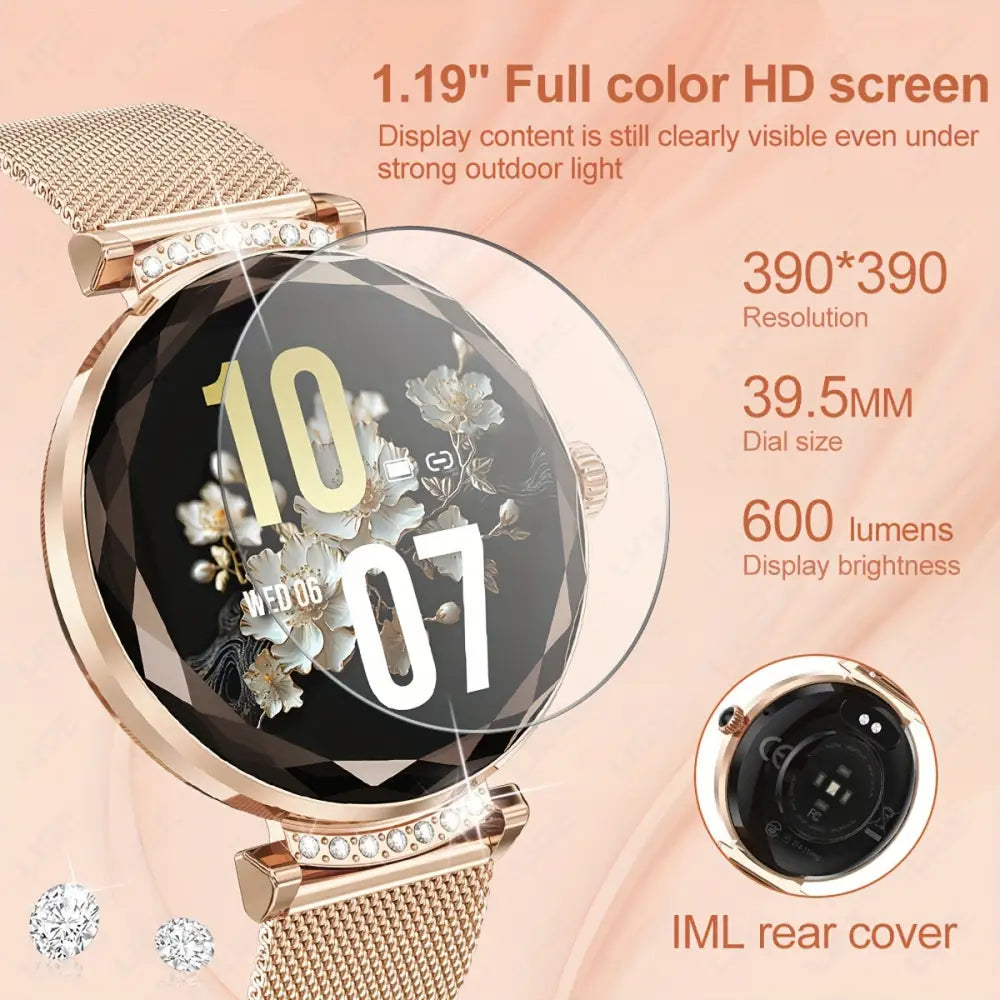 LIGE Women's Smart Watch – HD Display, Sports Tracker (2 colours available) Habicare