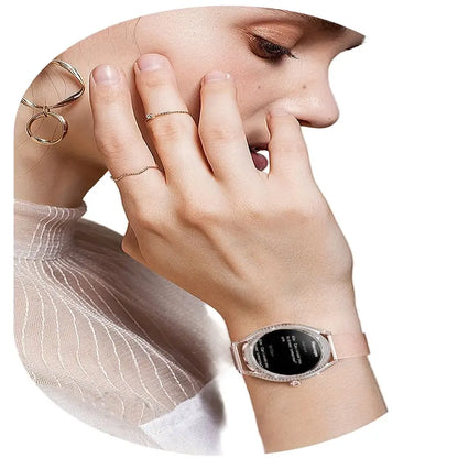 LIGE Women's Smartwatch – 3.25cm AMOLED Fitness Tracker with 100+ Sports Modes (3 colours available) Habicare