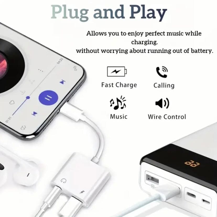 Lightning Audio & Charge Adapter (MH030) 9eight5