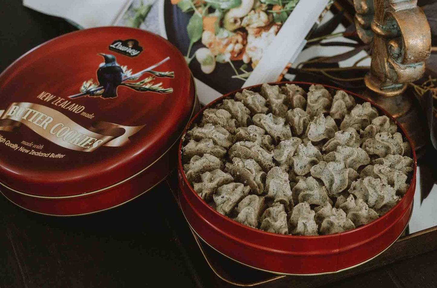 Lowrey Black Sesame Butter Cookies | Premium NZ Cookies - ShopHub