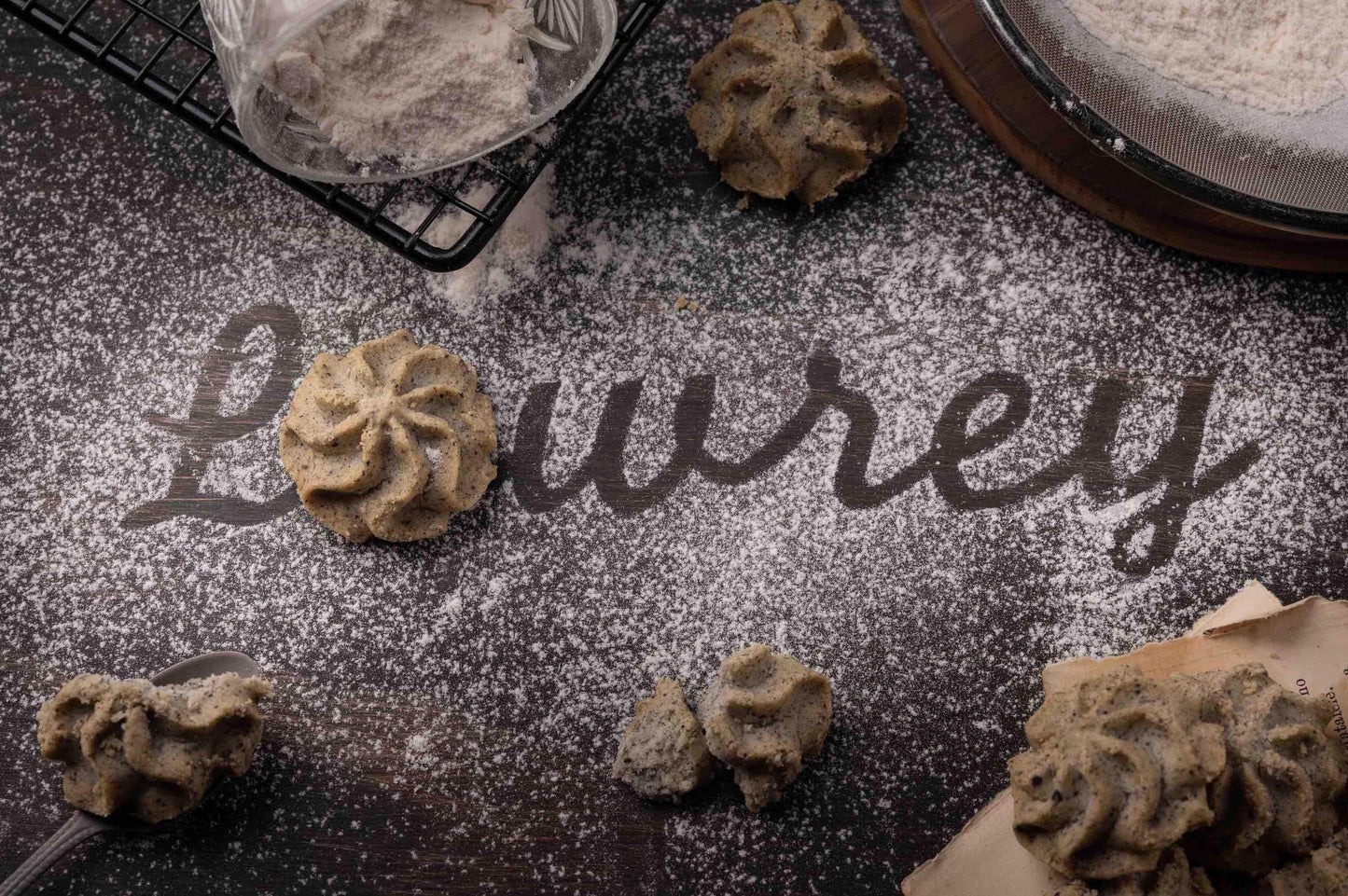 Lowrey Black Sesame Butter Cookies | Premium NZ Cookies - ShopHub