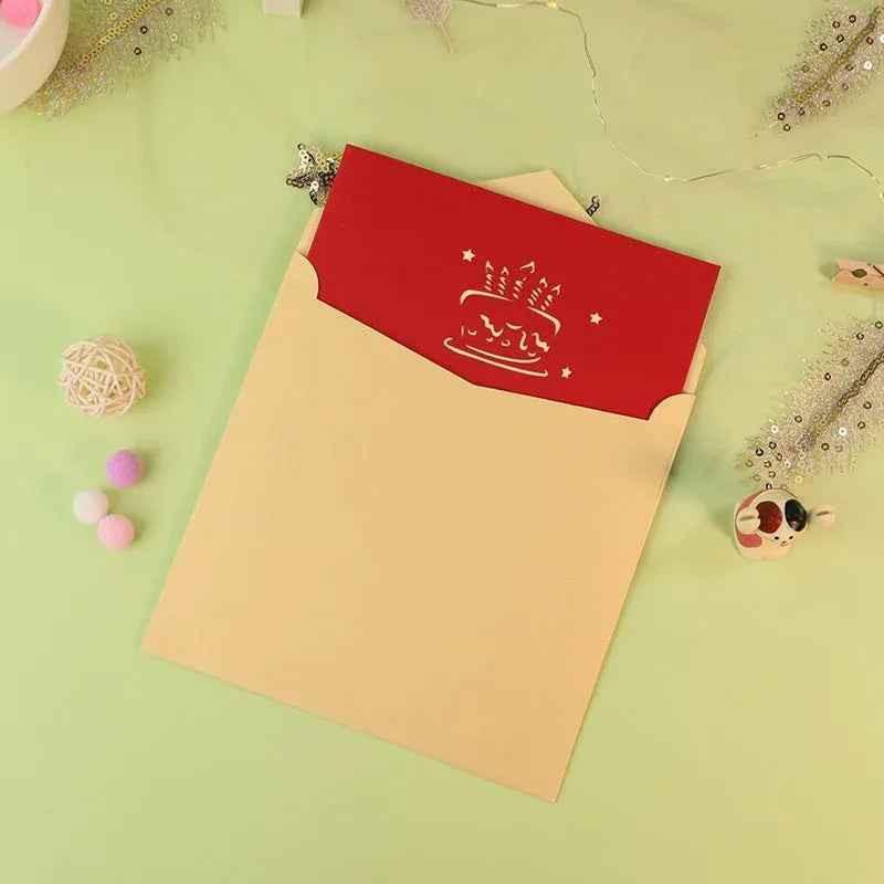 Lowrey Happy Birthday Cake 3D Pop-Up Greeting Card
