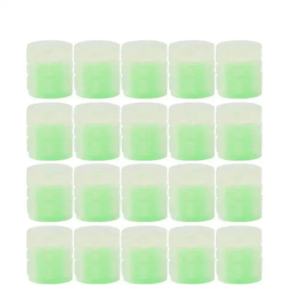 Luminous Fluorescent Tire Valve Caps Habicare