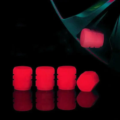 Luminous Fluorescent Tire Valve Caps Habicare