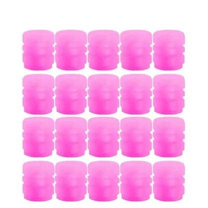 Luminous Fluorescent Tire Valve Caps Habicare