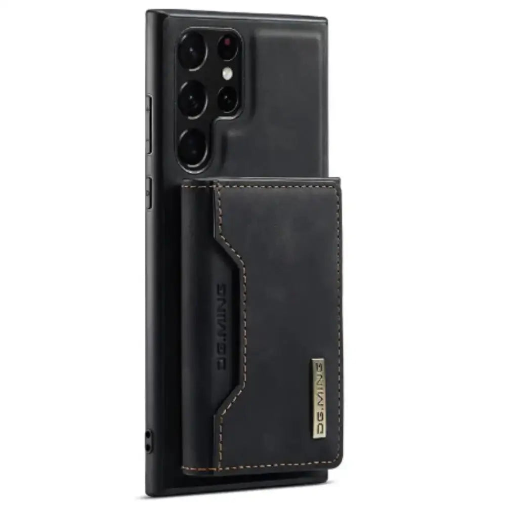 M2 Leather Case for Samsung (Black with wallet) Habicare