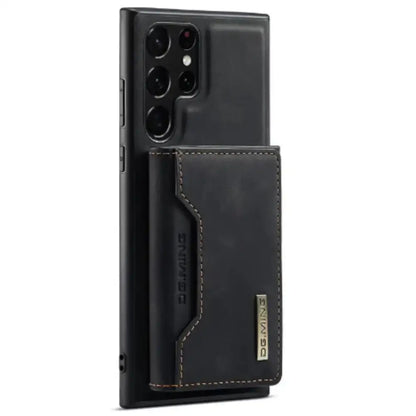 M2 Leather Case for Samsung (Black with wallet) Habicare