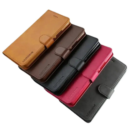 Leather Flip Cover for Samsung Galaxy Series (Yellow) Habicare