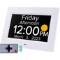7" Digital Calendar Clock with 8 Alarm/Medication Reminders