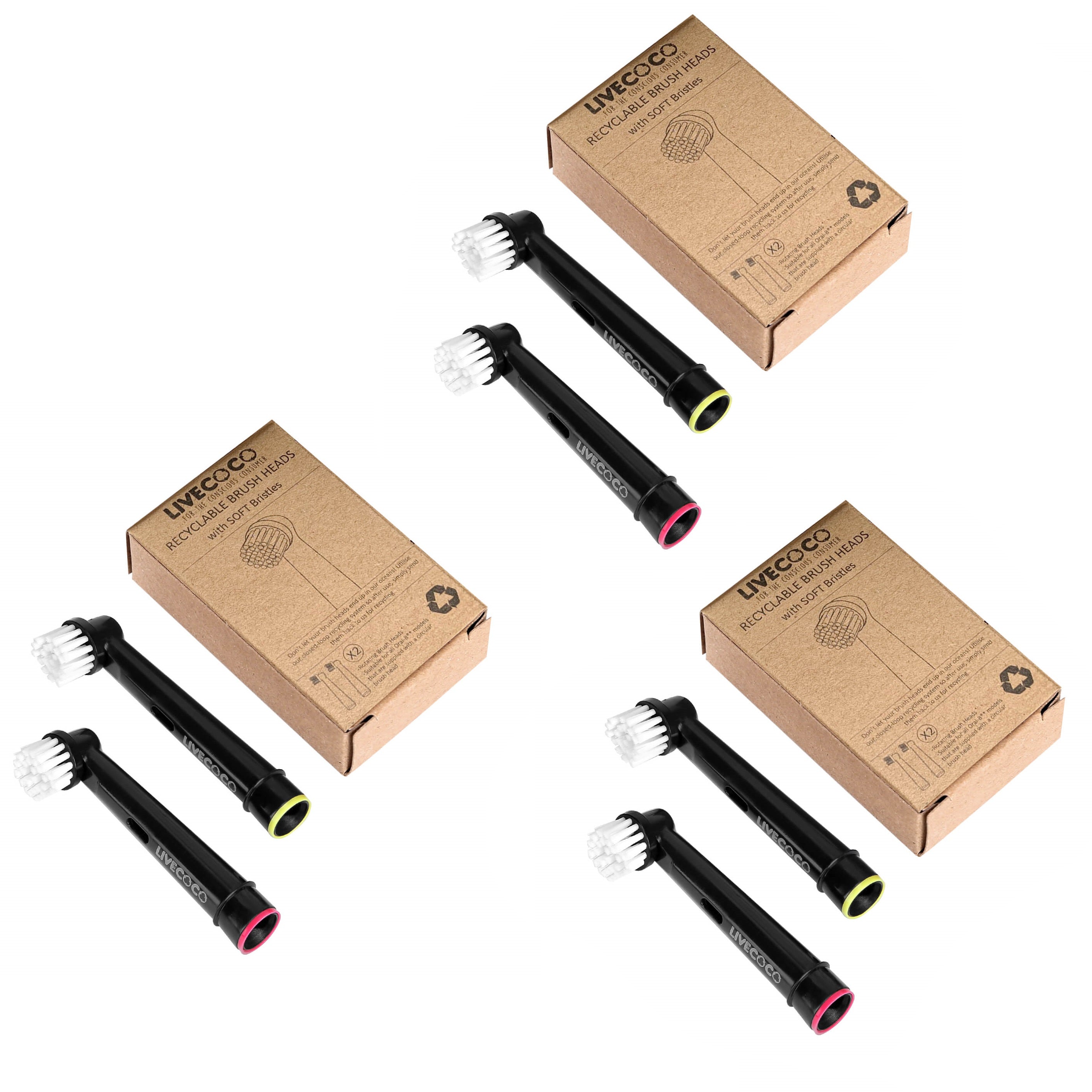 LiveCoco™ Recyclable Toothbrush Heads - RARE OFFER (USA Exclusive)-6