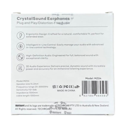 Maxguard Crystal Sound Earphones - MZ04 9eight5
