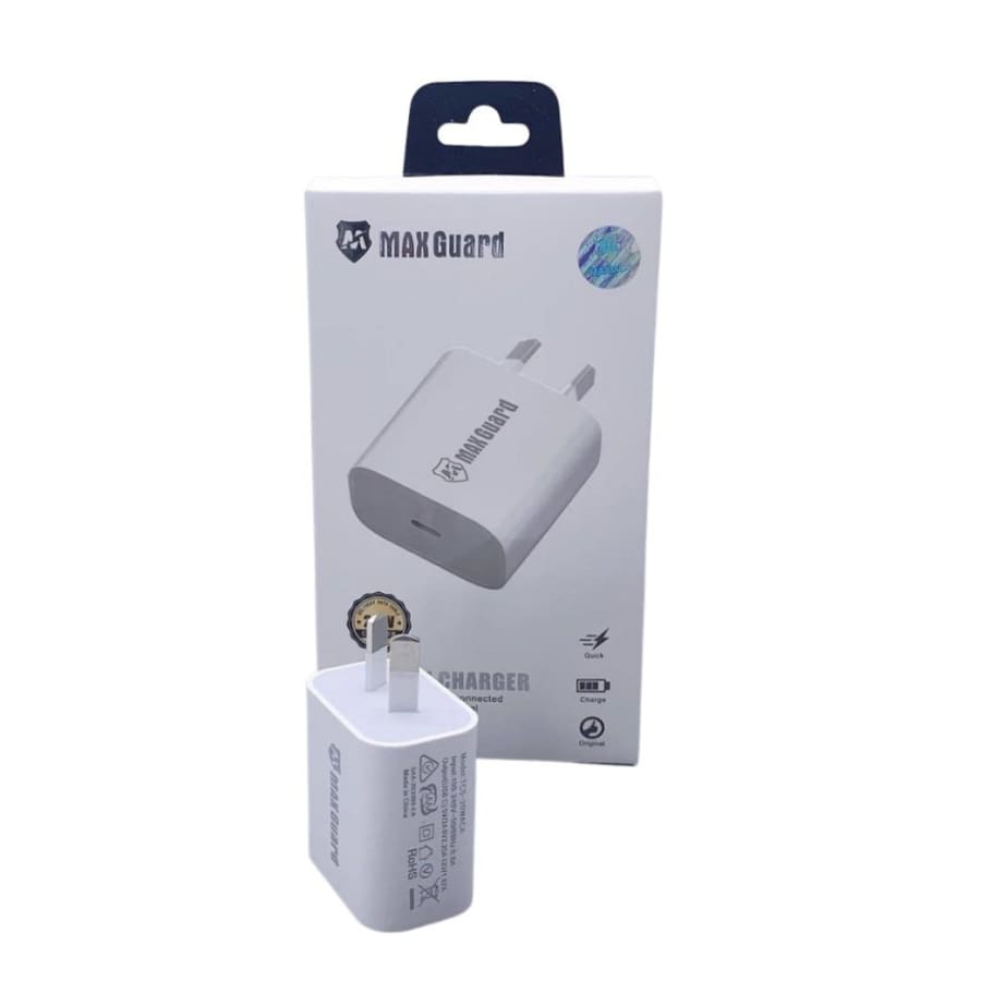 Maxguard Type C Power Adapter Wall Plug (NZ / AUS) 9eight5