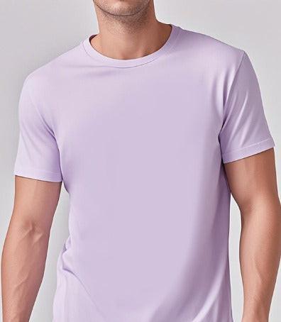 Army green Mead's Supply casual short-sleeve crewneck T-shirt with a solid design, ideal for everyday wear.