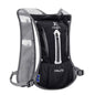 Light gray lightweight waterproof hydration backpack with 2L TPU bladder by Mead's Supply & Equipment Outfitters.