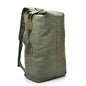 Waterproof canvas hiking backpack by Mead's Supply & Equipment Outfitters, high-capacity outdoor adventure rucksack in two sizes.