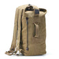 Waterproof canvas hiking backpack by Mead's Supply & Equipment Outfitters, high-capacity outdoor rucksack with adjustable straps.