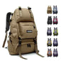 Waterproof 40L hiking backpack by Mead's Supply & Equipment Outfitters, lightweight polyester outdoor pack in black and color options.