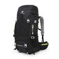 Blue Mead's Supply & Equipment mountaineering backpack, 50L hiking pack with rain cover, outdoor adventure gear, large capacity.