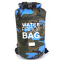 Orange camouflage PVC waterproof dry bag from Mead's Supply & Equipment Outfitters, ideal for camping and water sports storage.