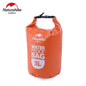 Blue NatureHike NH Medium 25L waterproof multi-function backpack with lightweight mesh dry bag for outdoor activities.