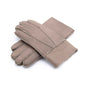 Blue genuine leather gloves with warm sheepskin lining for men, from Mead's Supply & Equipment Outfitters Limited.