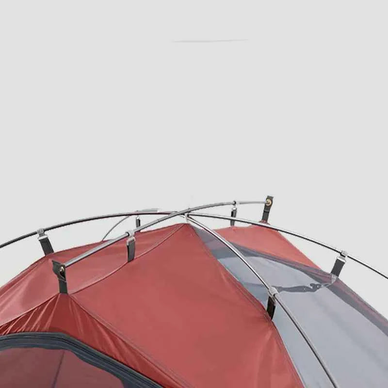 BlackDeer double layer camping tent by Mead's Supply for 2-3 persons, waterproof, 3/4 season shelter with aluminum poles.