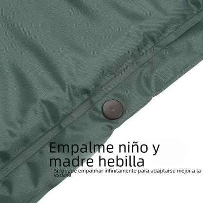 Mead's Supply & Equipment inflatable camping mattress in army green, moisture-proof sleeping pad, 180x60x2.5cm, 200kg capacity