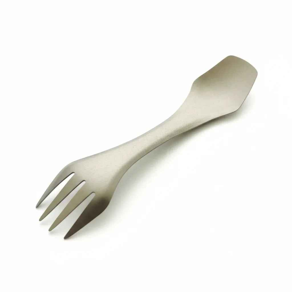 Complete camping kitchen bundle with pot, burner, and titanium utensils from Mead's Supply & Equipment Outfitters for outdoor cooking.
