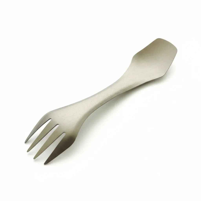 Complete camping kitchen bundle with pot, burner, and titanium utensils from Mead's Supply & Equipment Outfitters for outdoor cooking.