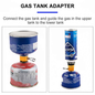 Widesea camping stove propane refill adapter from Mead's Supply & Equipment Outfitters for gas burner refills, camping equipment.