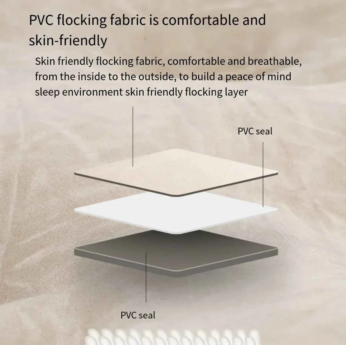 Self-inflatable camping mattress with pillow, 190x160x25cm double size, from Mead's Supply & Equipment Outfitters, suitable for home and outdoor use.