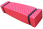 Forest green Mead's Supply Outdoor Egg Nest folding foam pad, moisture-proof camping mat for outdoor camping and camping equipment.