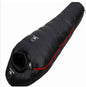 Green Mead's Supply & Equipment goose down sleeping bag, lightweight insulated camping gear, single size for warmth and comfort.