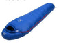 Green Mead's Supply goose down sleeping bag, lightweight insulated camping gear, single-person warm sleeping bag for camping.