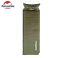 Green Naturehike NH Wide and Thick Connectable Air Mattress for camping, inflatable camping pad 1800x600x25mm, by Mead's Supply.