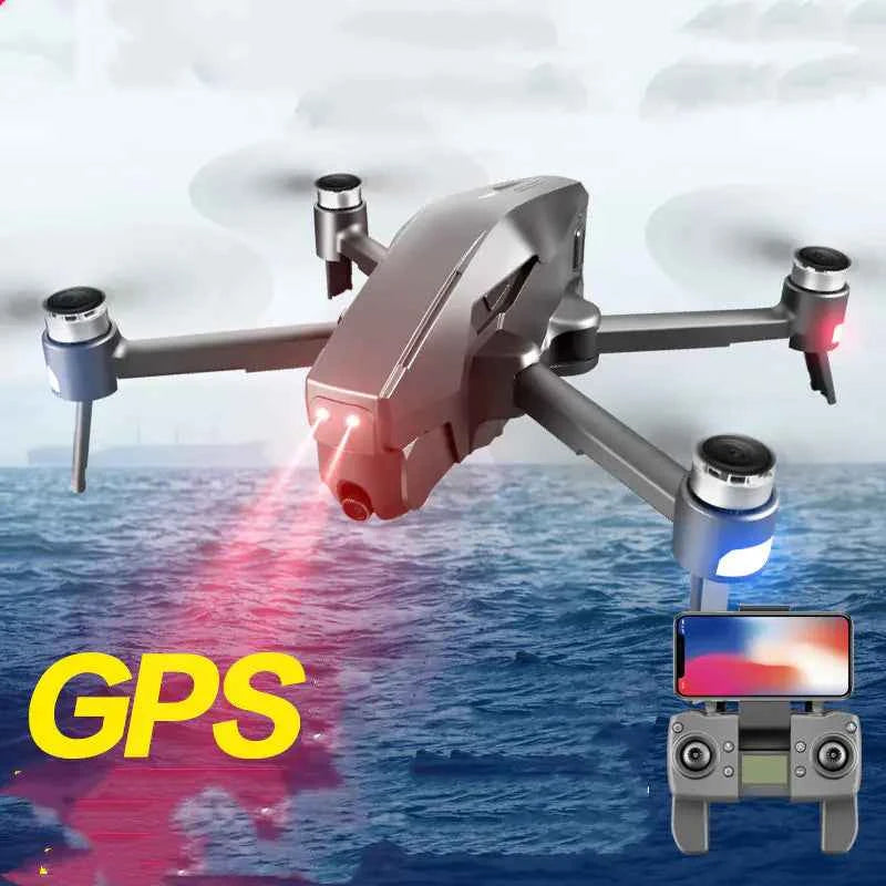 Professional 4K HD foldable GPS drone from Mead's Supply for aerial photography, with 28-minute flight time and 1600m range.