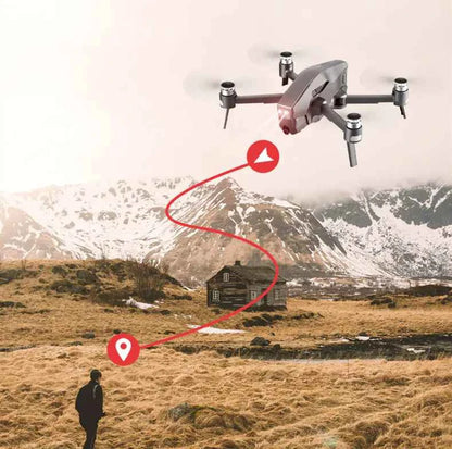 Mead's Supply & Equipment Professional 4K HD foldable GPS drone for aerial photography with 28-minute flight time and 1600m range.