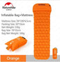 Outdoor inflatable camping mattress by Mead's Supply, moisture-proof sleep pad with pillow options, suitable for 1 or 2 persons.