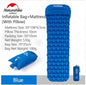 Mead's Supply & Equipment inflatable camping mattress with pillow options, moisture-proof outdoor sleep pad in orange, 1 or 2 person size