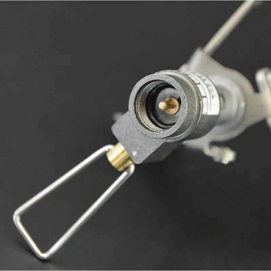BRS-3000T portable outdoor titanium gas stove for camping and hiking, compact and lightweight camping equipment from Mead's Supply & Equipment.