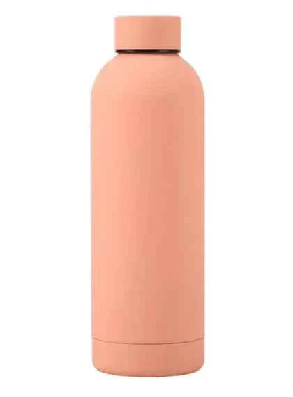 Avocado green stainless steel sports water bottle with a 500ml capacity, featuring a sleek design from Mead's Supply & Equipment Outfitters.