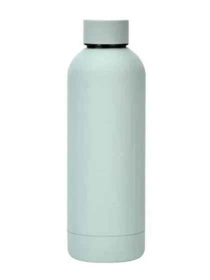 Avocado green stainless steel sports water bottle by Mead's Supply & Equipment Outfitters, 500ml drinkware with a sleek design.
