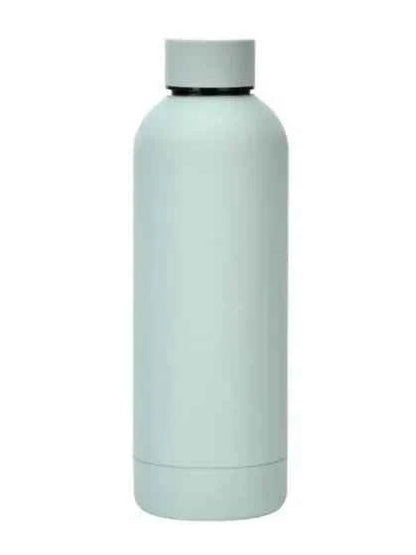 Avocado green stainless steel sports water bottle by Mead's Supply & Equipment Outfitters, 500ml drinkware for active hydration.