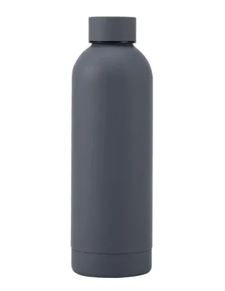 Avocado green stainless steel sports water bottle from Mead's Supply & Equipment Outfitters limited, 500ml, with a sleek, insulated design.