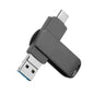 Silver 64GB multi-function mobile phone U disk drive by Mead's Supply & Equipment Outfitters, compact electronic accessory for data transfer.