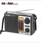 Black multi-function Bluetooth speaker with LED flashlight and emergency radio, designed by Mead's Supply & Equipment Outfitters.