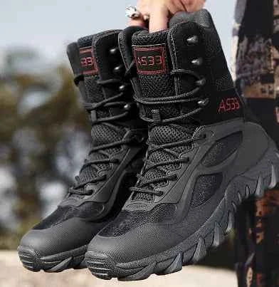 Men's army green safety shoes with steel toe, comfortable and wear-resistant, from Mead's Supply & Equipment Outfitters.