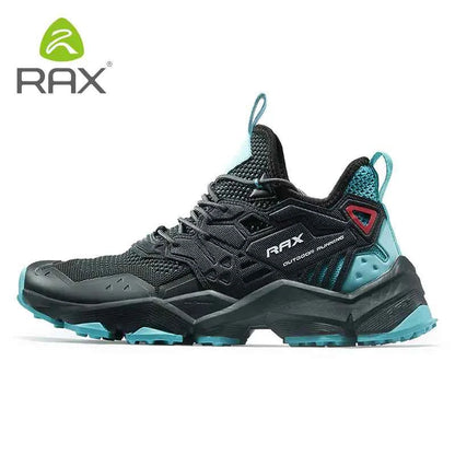 Mead's Supply & Equipment Outfitters RAX lightweight hiking shoes in black, designed for outdoor adventures and durable outdoor footwear.