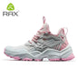 Mead's Supply & Equipment Outfitters black lightweight RAX hiking shoes for men, showing durable design and rugged outdoor sole.