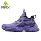 Mead's Supply RAX lightweight hiking shoes in black for men, designed for outdoor adventures, with breathable mesh and durable soles.